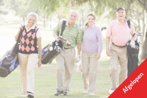 Afbeelding sportende senioren - golf
