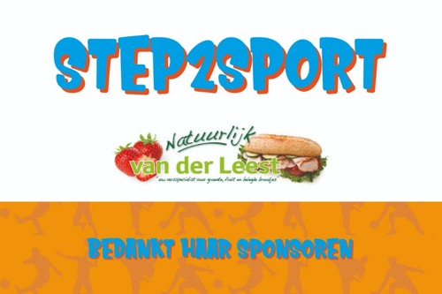 Step2Sport bedankt sponsor van Leest alvast voor het heerlijke fruit!