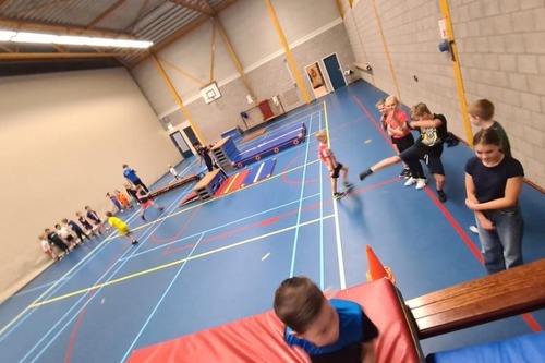 Foto: trampoline springen