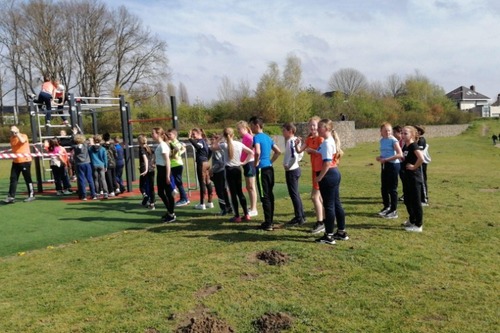 Foto bij Obstakelrun Koningsspelen