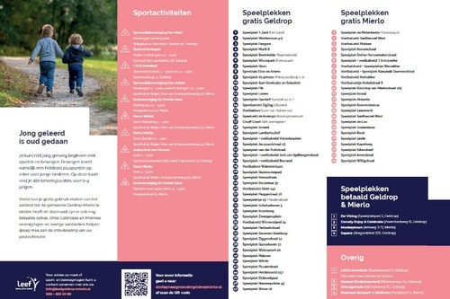 Speel en beweegkaart informatie